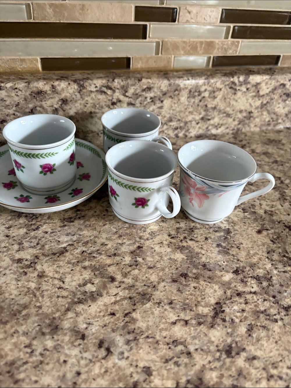 Various cups